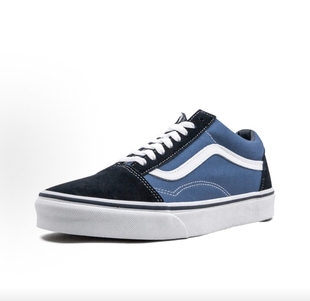 Vans Old Skool Navy 帆布 男女同款 海军蓝陕西zs仓VN000D3HNVY