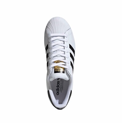 adidas originals SUPERSTAR贝壳头低帮板鞋白黑EG4958江苏kk仓