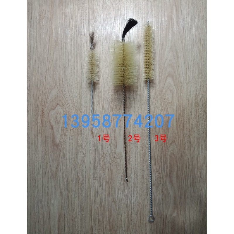 中号 试管刷 管刷 内孔刷 孔刷 管道刷 尼龙刷 猪毛刷 毛刷 刷子