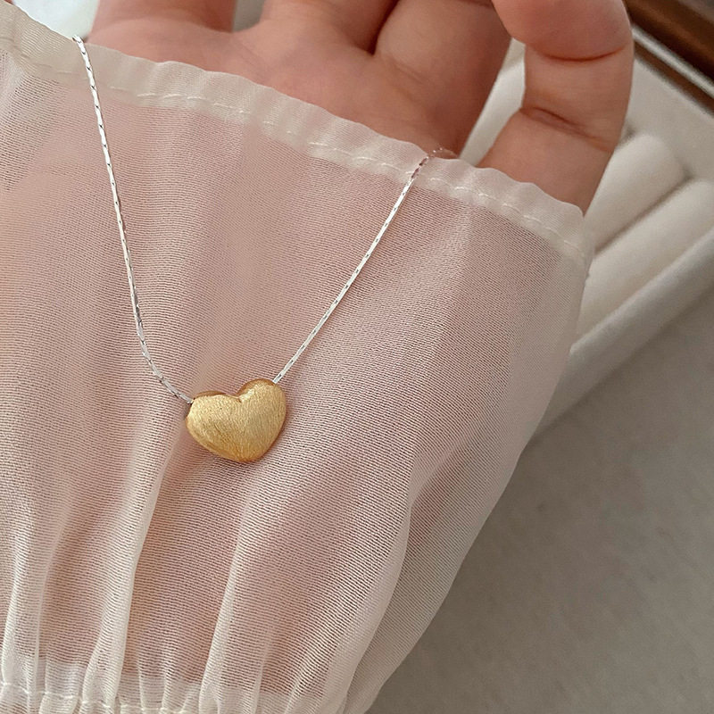 INS个性女欧美网红同款爱心吊项链