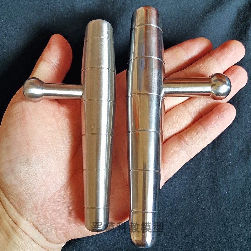 304实心一体酷棍防身按摩CNC精工