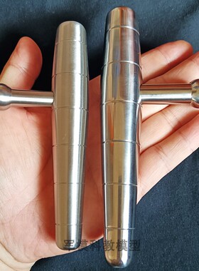 正品304不锈钢短酷棍棒T型拐EDC战术棍点穴撅健身防卫车载破窗锤