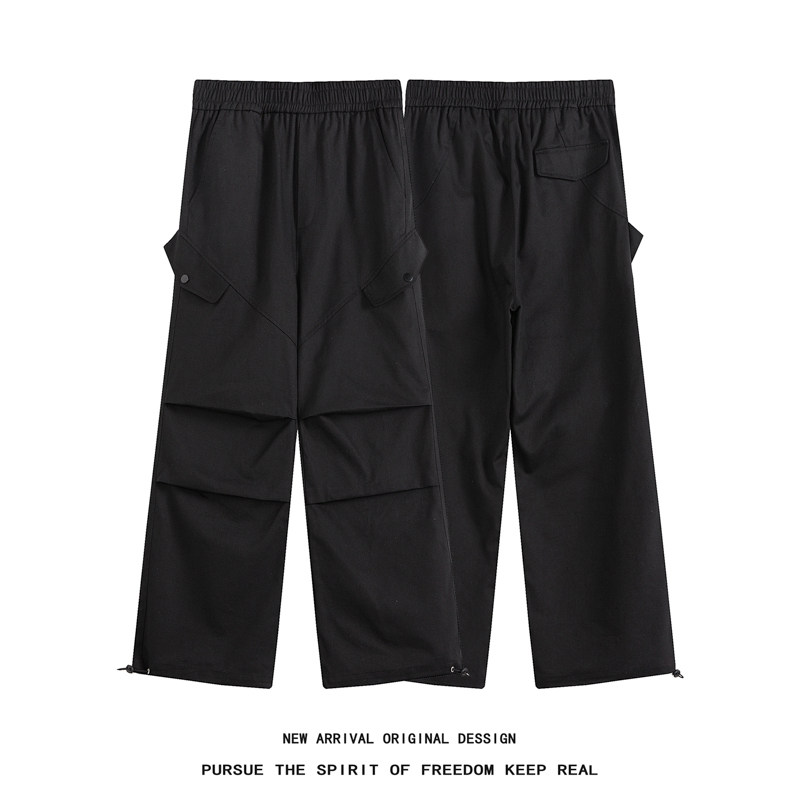白底工装冲锋裤休闲裤三兵库男女 K016-P55 控78图片