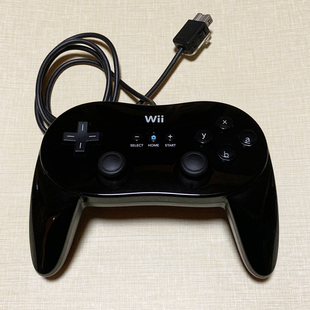 原装 Wii Pro 牛角手柄 经典手柄 二手9新