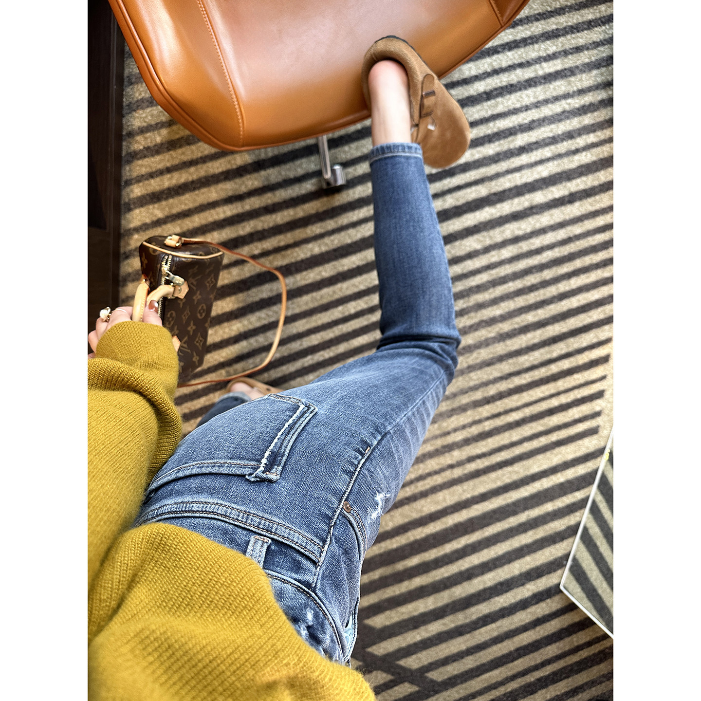 秒瘦筷子腿！小脚牛仔裤女冬加绒新款保暖高腰修身显瘦九分铅笔裤,女装/女士精品,牛仔裤,淘宝优惠券,粉丝福利购,淘宝优惠卷