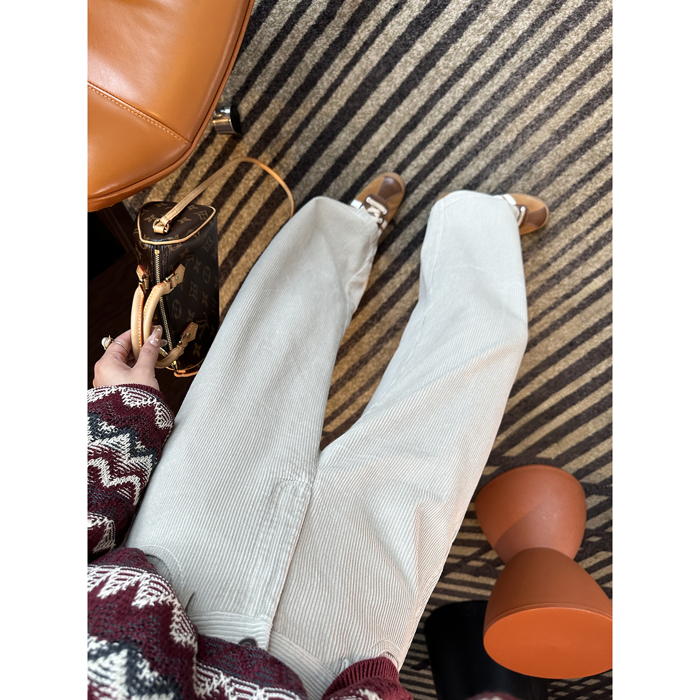 人手两条！~灯芯绒阔腿休闲裤女