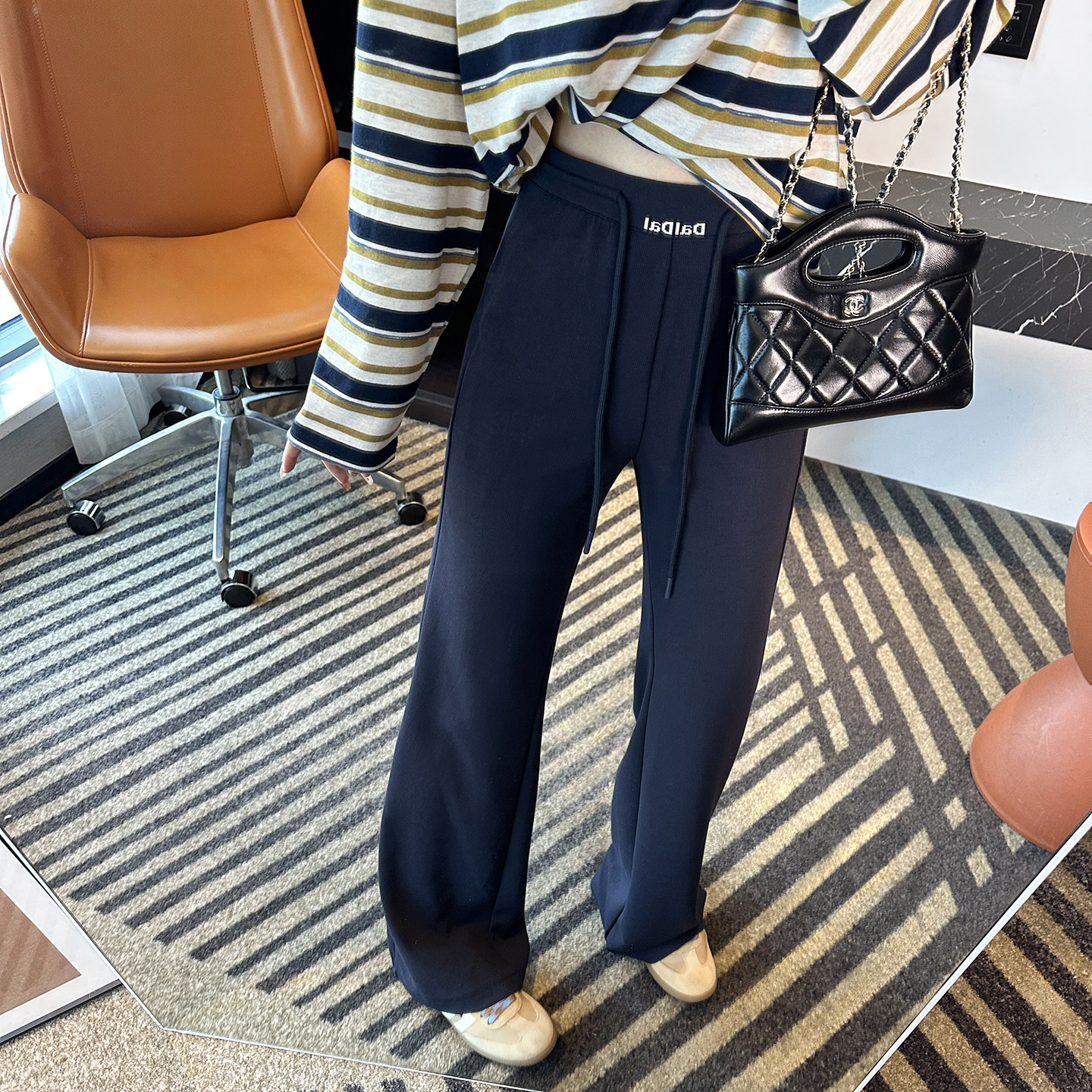 lu家重磅神裤！~高腰微喇裤子女新款春季莫代尔弹力显瘦休闲卫裤,女装/女士精品,休闲裤,淘宝优惠券,粉丝福利购,淘宝优惠卷