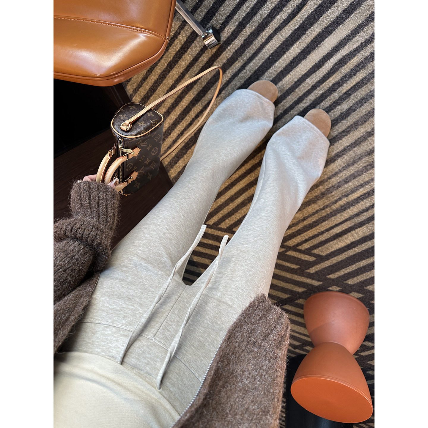 长腿超模裤！~磨毛高腰喇叭休闲裤女秋冬新款保暖修身显瘦长裤子,女装/女士精品,休闲裤,淘宝优惠券,粉丝福利购,淘宝优惠卷