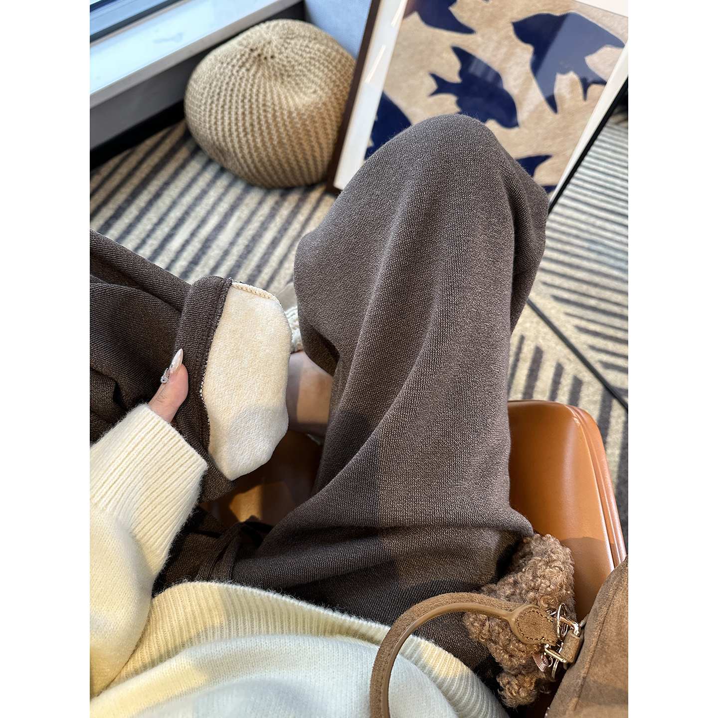 一条过冬！！加厚保暖羊绒休闲裤