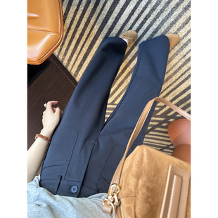 柔软垂感西装 春季 裤 子女2026新款 遮胯直筒阔腿休闲裤 通勤天菜