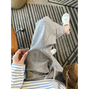 显瘦宽松百搭慵懒卫裤 子女2026新款 阔腿弯刀休闲裤 本期闭眼入