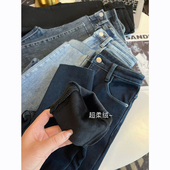 子女秋冬加绒显瘦小脚裤 神裤 弹力高腰修身 牛仔裤 镇店 多色靴裤
