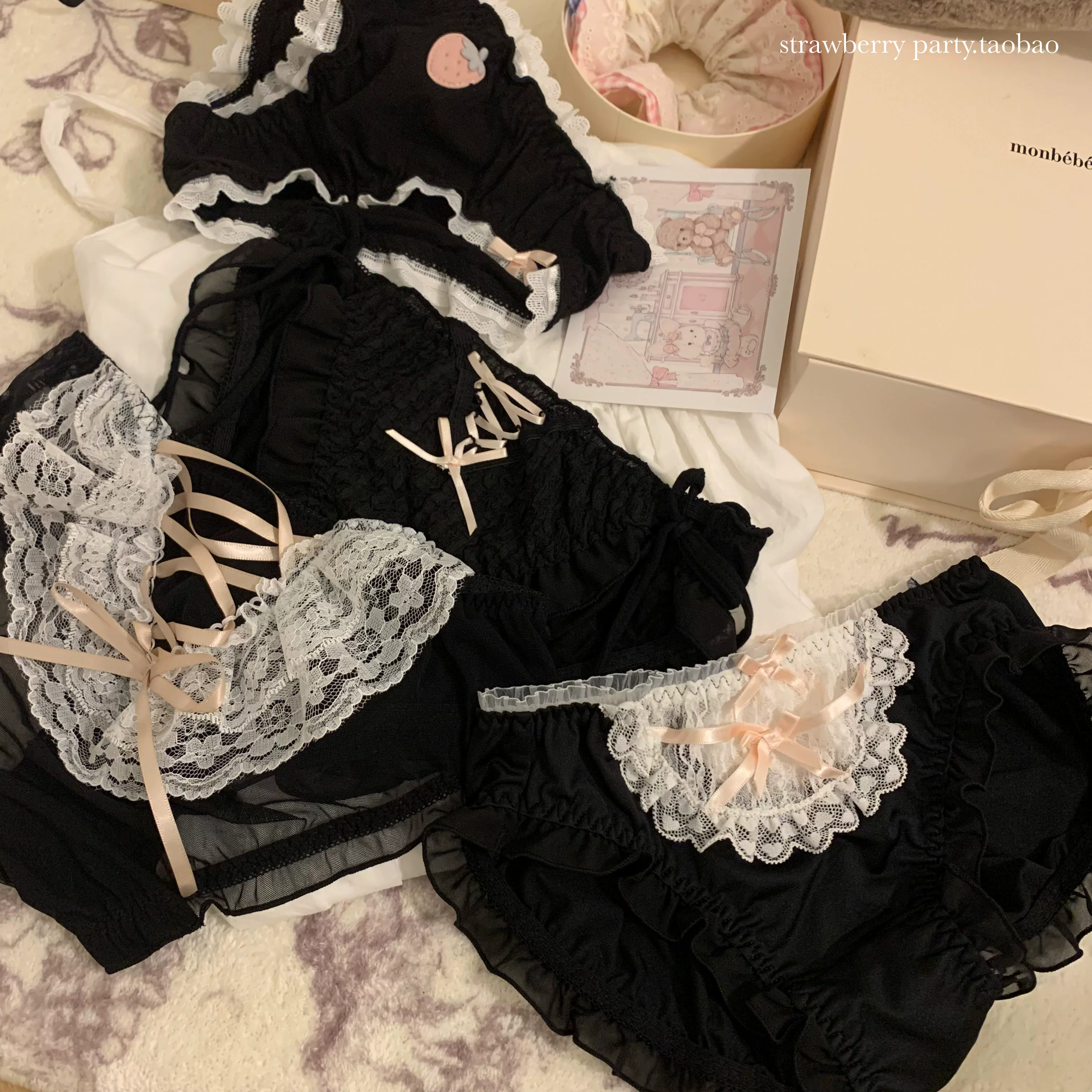 Японское кружевное нижнее белье, хлопковые сексуальные штаны, стильLolita