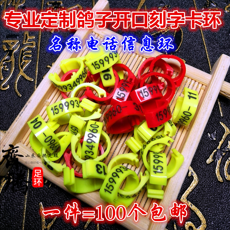 定制信鸽足环齐腾足环