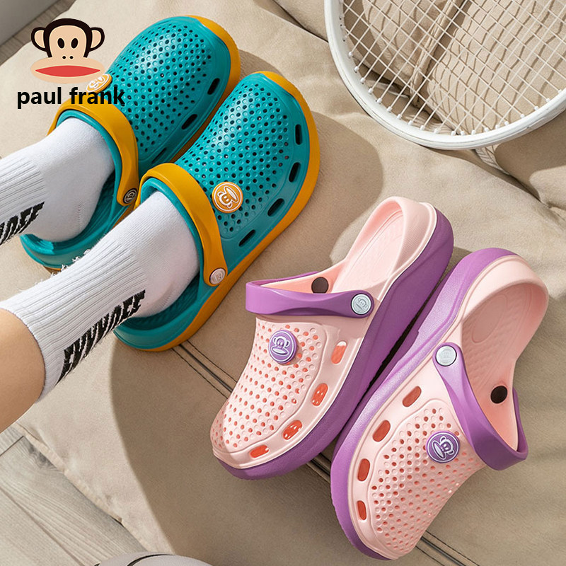 大嘴猴男士包头凉鞋夏季新款运动透气防滑软底增高情侣沙滩鞋户外