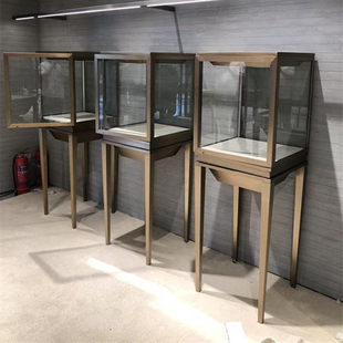 不锈钢珠宝展示柜高柜立柜橱窗柜台透明玻璃钻石手表黄金玉器展柜