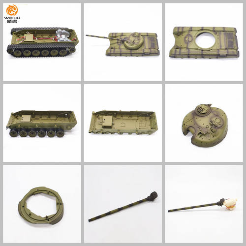 恒龙T72坦克车面底盘炮塔炮管
