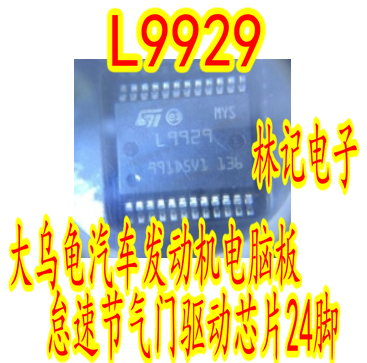 L9929 L9929XP 大乌龟汽车发动机电脑板怠速节气门驱动芯片24脚