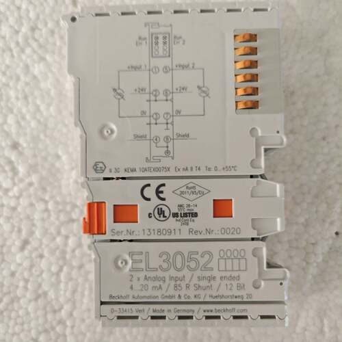 可维修EL3052倍福PLC模块议价