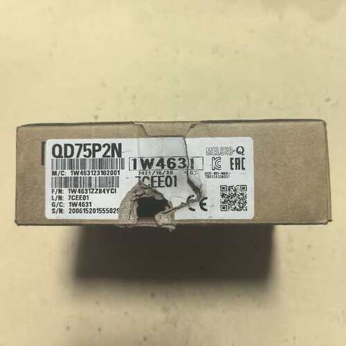 议价模块QD75P2N，未封，盒码一致，实物图拍摄，直可维修