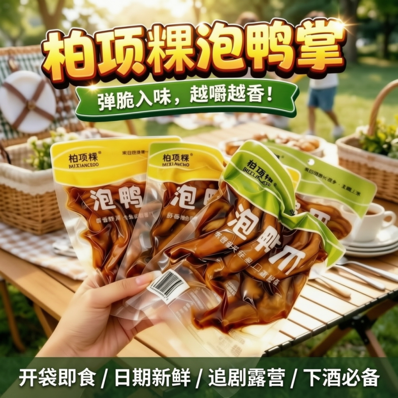柏项粿广西特产酸辣泡鸭爪即食