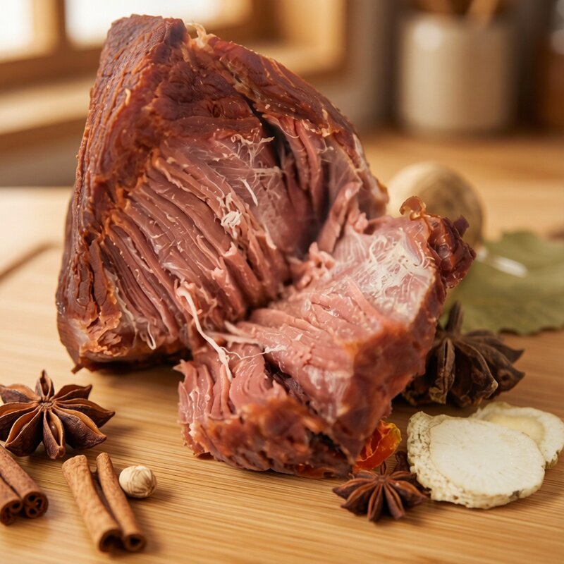 百家兴五香酱牛肉开袋即食卤味牛肉健身代餐熟食凉菜200g真空装