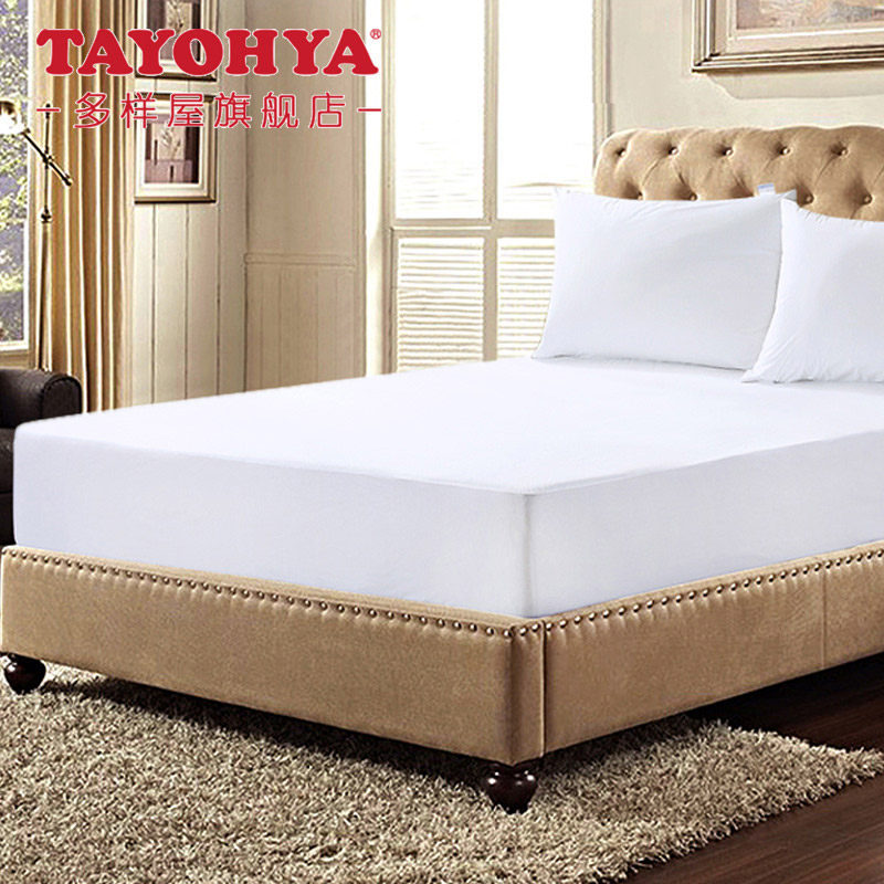 多样屋床笠单件全棉床垫套1.5米纯棉床单床罩床套1.8席梦思保护套