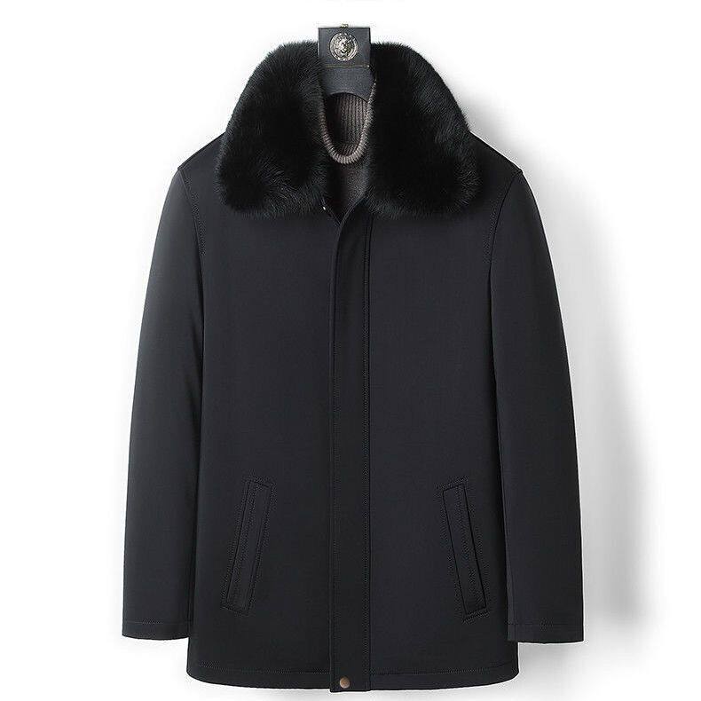 파커밍크안감 풀밍크 레귤러스타일 니콘 남성 중장년 퍼 올인원 코트 아빠스타일 코트