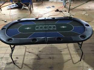 德州扑克筹码 桌腿桌面可折叠 桌面布垫颜色尺寸可定制 桌10人桌