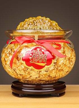 金箔桌面摆件生水起开业礼品