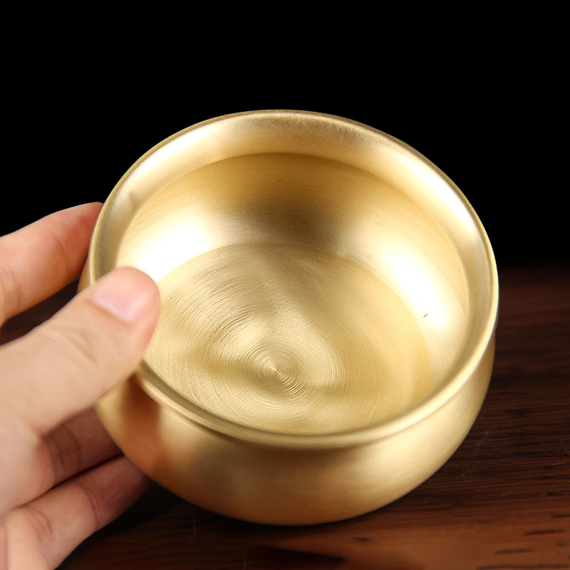 黄铜香炉纯黄铜大号居家家用室内摆件茶道线香插熏香三足光面香炉,家居饰品,桌面摆件,淘宝优惠券,粉丝福利购,淘宝优惠卷