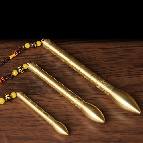 黄铜文昌笔金榜题名挂件黄铜笔摆件送学生礼物可随身携带工艺品