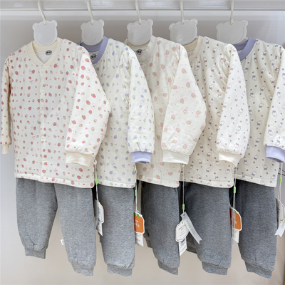 宝宝纯棉内胆棉花衣两件套