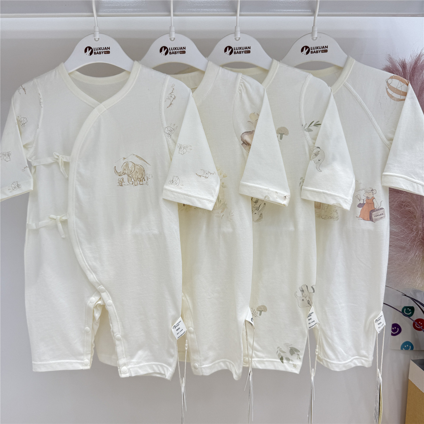 璐璇贝贝新生儿温馨棉长袖月子服哈衣初生婴儿纯棉系带连体衣薄款,童装/婴儿装/亲子装,连身衣/爬服/哈衣,淘宝优惠券,粉丝福利购,淘宝优惠卷