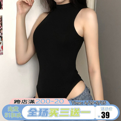 辣妹性感修身显瘦连体衣女