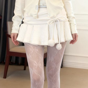 饰半身裙女小个子百褶短裙 温柔甜美风毛球装 ROCKMORE 浪漫出逃