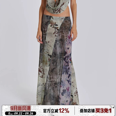 复古辣妹vintage半身裙女