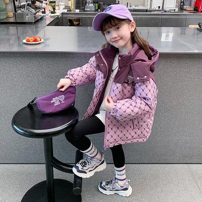 女童羽绒棉服冬装2025新款
