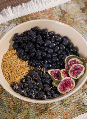 种子循环养雌茶亚麻籽无花果茶黄体酮茶桑葚黑枸杞养生茶包补雌茶