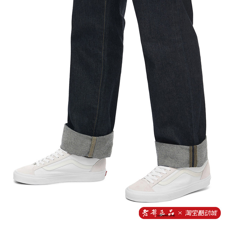 Vans 范斯 Style 36低帮乳白色情侣休闲运动帆布板鞋 VN0A54F69LX