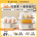 自动断电煮蛋器多功能家用小型蒸锅鸡蛋神器 小熊蒸蛋器2025新款