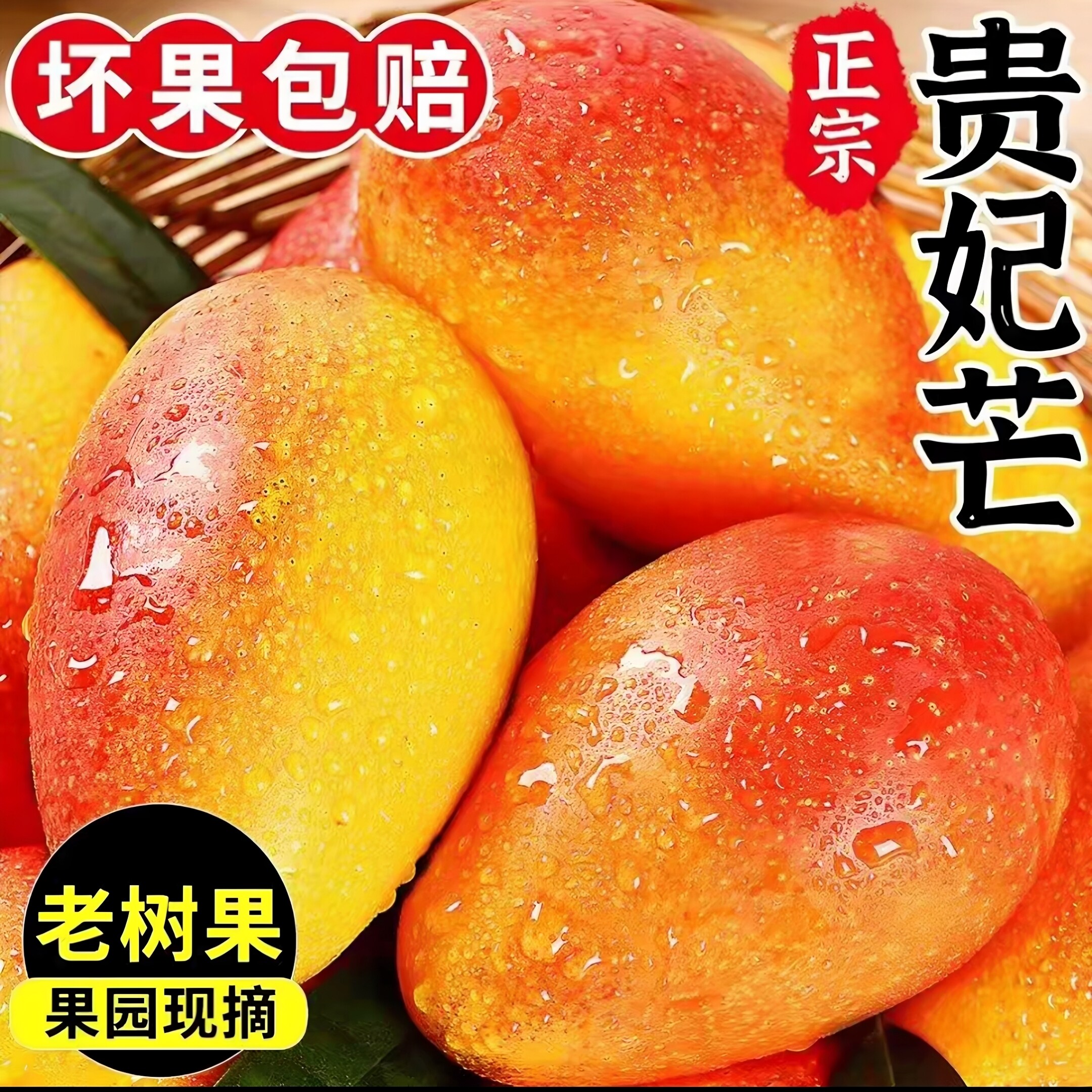 云南高原贵妃芒皮薄肉厚香甜多汁