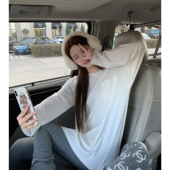 糯糯手感休闲百搭宽松显瘦长款 Middletone 慵懒日记 t恤女上衣