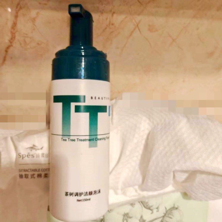 茶树杀均洁面慕斯洗面奶控油男女