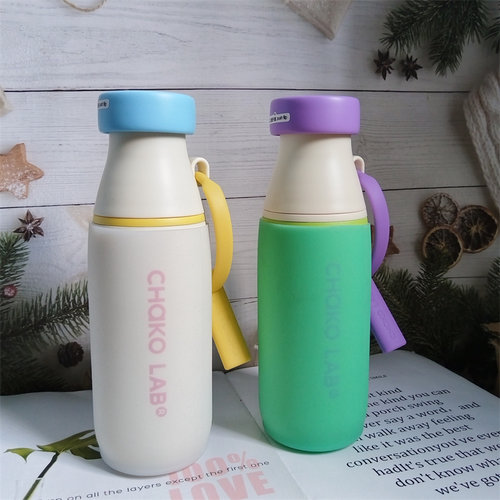适配chakolab和序牛奶瓶保温杯套520ml水杯保护套硅胶杯套水壶套