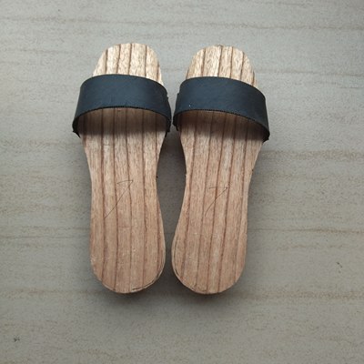 广西传统手工制作木屐木拖鞋怀旧环保一字拖男士干爽纯木面土木鞋