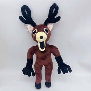 Roblox游戏99 nights in the forest deer plush鹿形怪物毛绒玩具