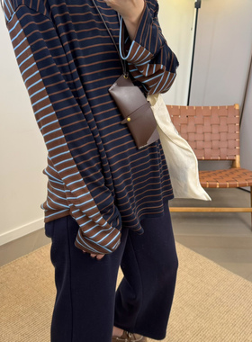 MKDesign 秋季新品 拼接撞色羊毛T恤