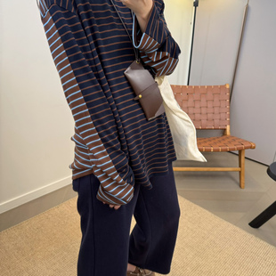 MKDesign 秋季新品 拼接撞色羊毛T恤