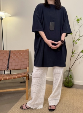 MKDesign 春夏新品 白色蕾丝裤